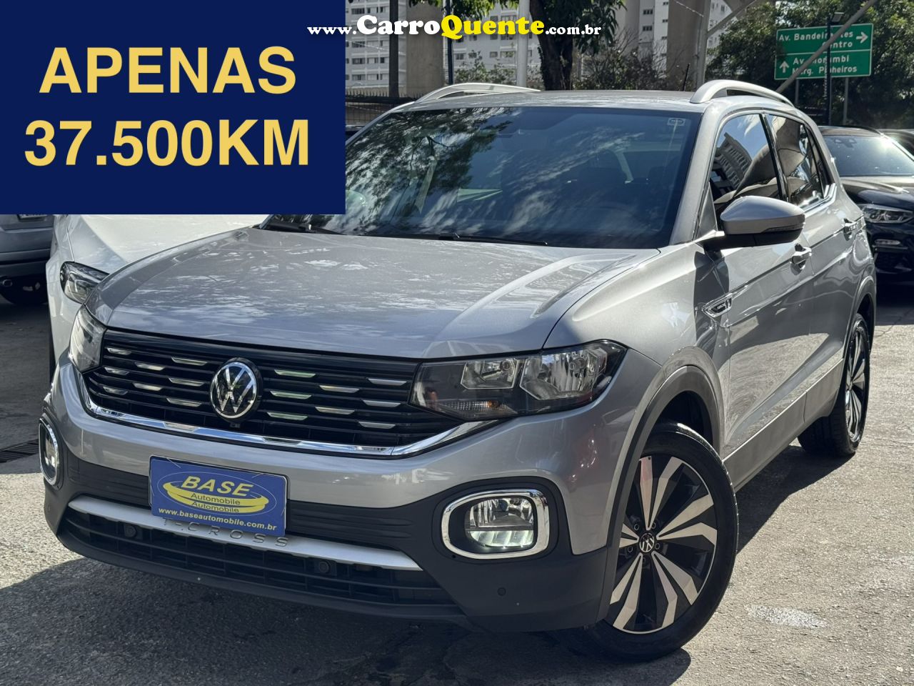 VOLKSWAGEN   T-CROSS HIG. 250 TSI 1.4 FLEX 16V 5P AUT   PRATA 2024 1.4 TSI FLEX - Loja