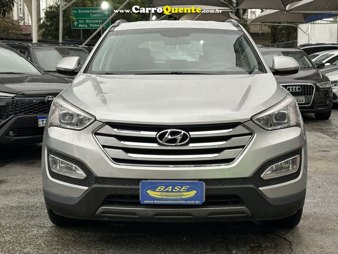 HYUNDAI   SANTA FEGLS 3.3 V6 4X4 TIPTRONIC   PRATA 2016 3.3 GASOLINA - Loja