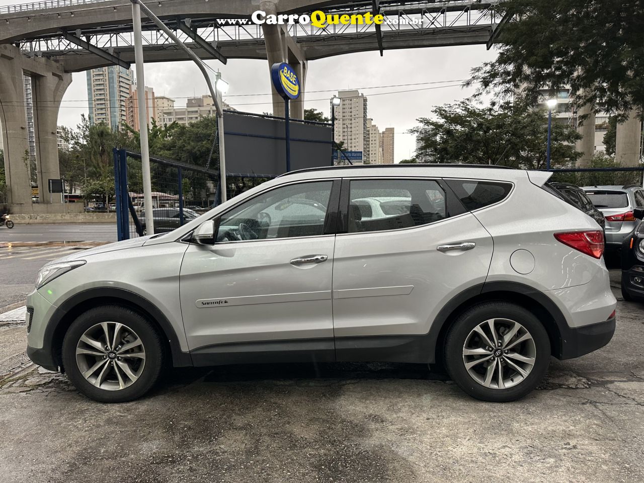 HYUNDAI   SANTA FEGLS 3.3 V6 4X4 TIPTRONIC   PRATA 2016 3.3 GASOLINA - Loja