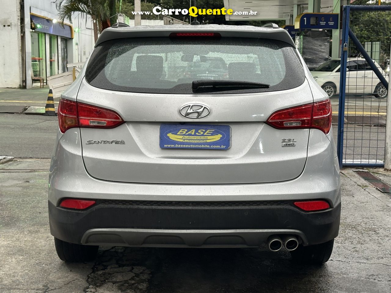 HYUNDAI   SANTA FEGLS 3.3 V6 4X4 TIPTRONIC   PRATA 2016 3.3 GASOLINA - Loja