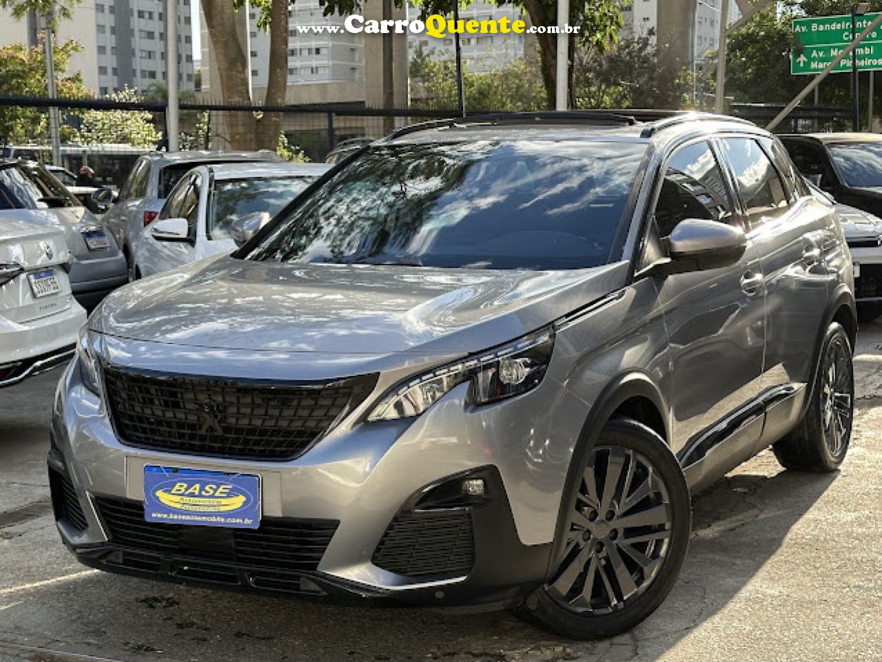 PEUGEOT   3008 GRIFFE 1.6 TURBO 16V 5P AUT.   PRATA 2019 1.6 T GASOLINA - Loja