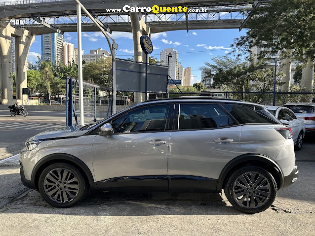 PEUGEOT   3008 GRIFFE 1.6 TURBO 16V 5P AUT.   PRATA 2019 1.6 T GASOLINA - Loja