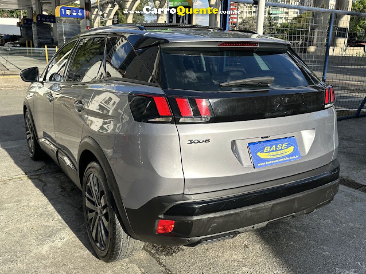 PEUGEOT   3008 GRIFFE 1.6 TURBO 16V 5P AUT.   PRATA 2019 1.6 T GASOLINA - Loja