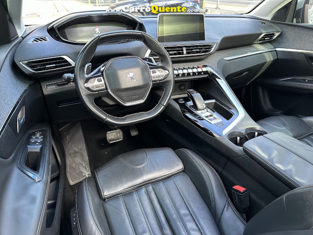 PEUGEOT   3008 GRIFFE 1.6 TURBO 16V 5P AUT.   PRATA 2019 1.6 T GASOLINA - Loja