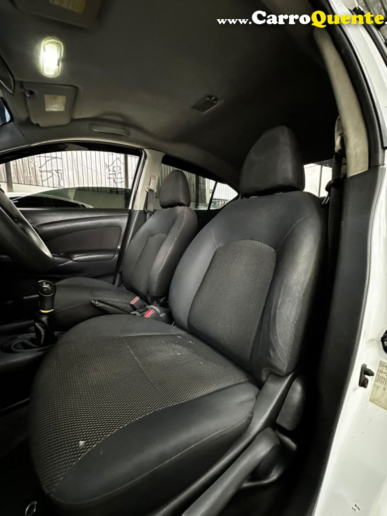 NISSAN   VERSA SV 1.6 16V FLEX FUEL 4P MEC.   BRANCO 2013 1.6 FLEX - Loja