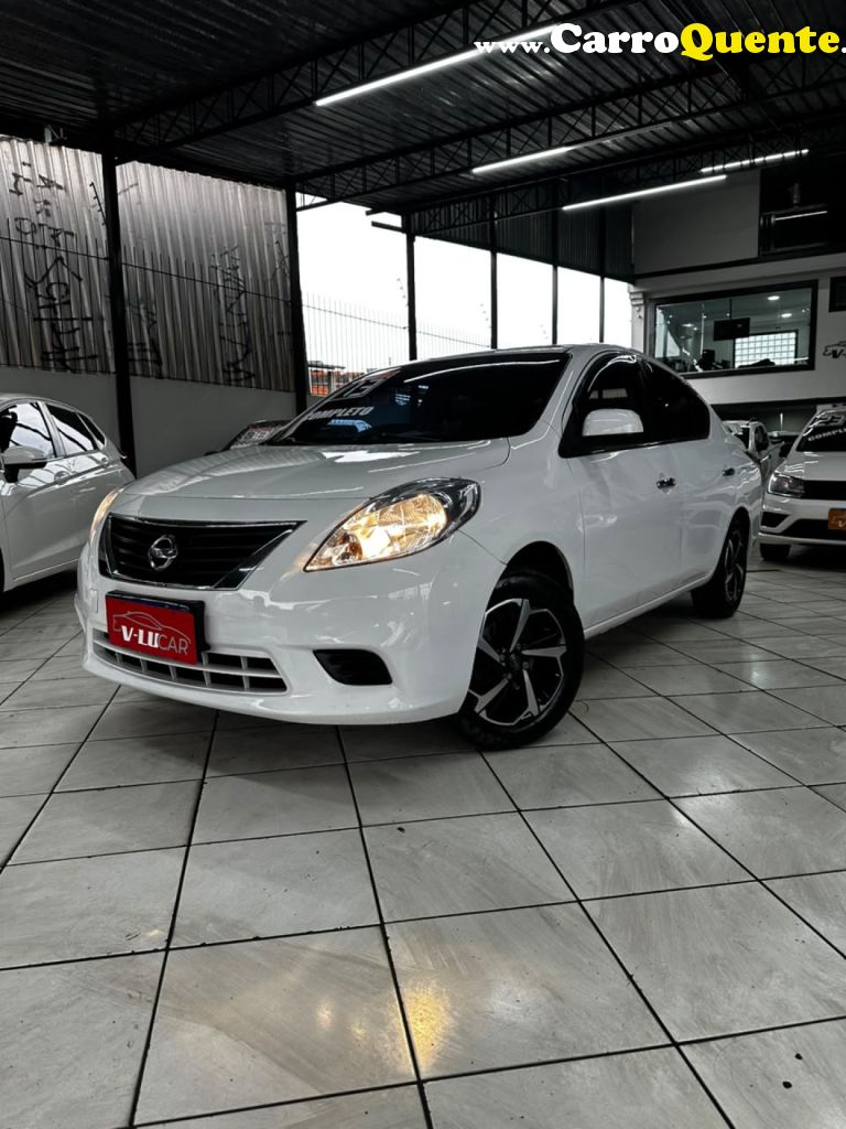 NISSAN   VERSA SV 1.6 16V FLEX FUEL 4P MEC.   BRANCO 2013 1.6 FLEX - Loja