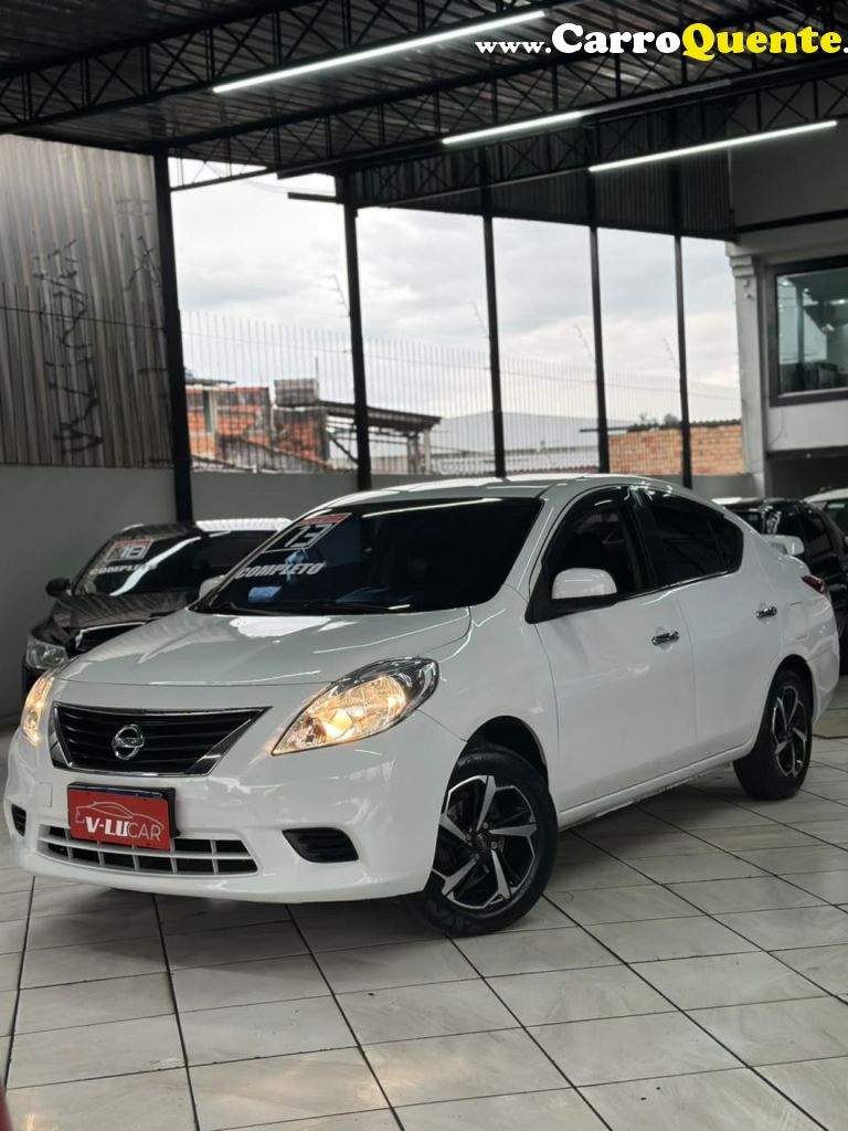 NISSAN   VERSA SV 1.6 16V FLEX FUEL 4P MEC.   BRANCO 2013 1.6 FLEX - Loja
