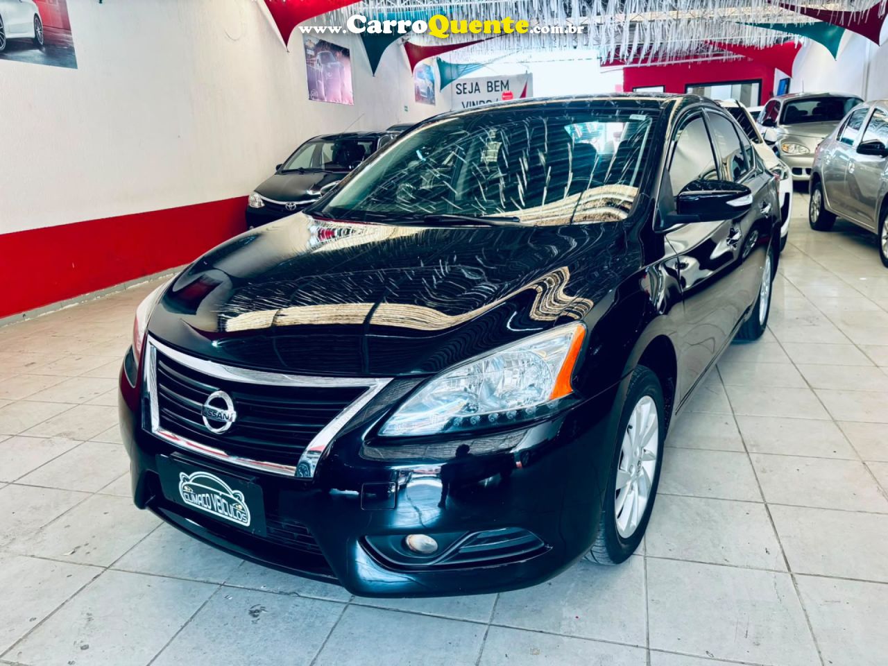 NISSAN   SENTRA SV 2.0 FLEXSTART 16V AUT.   PRETO 2014 2.0 FLEX - Loja