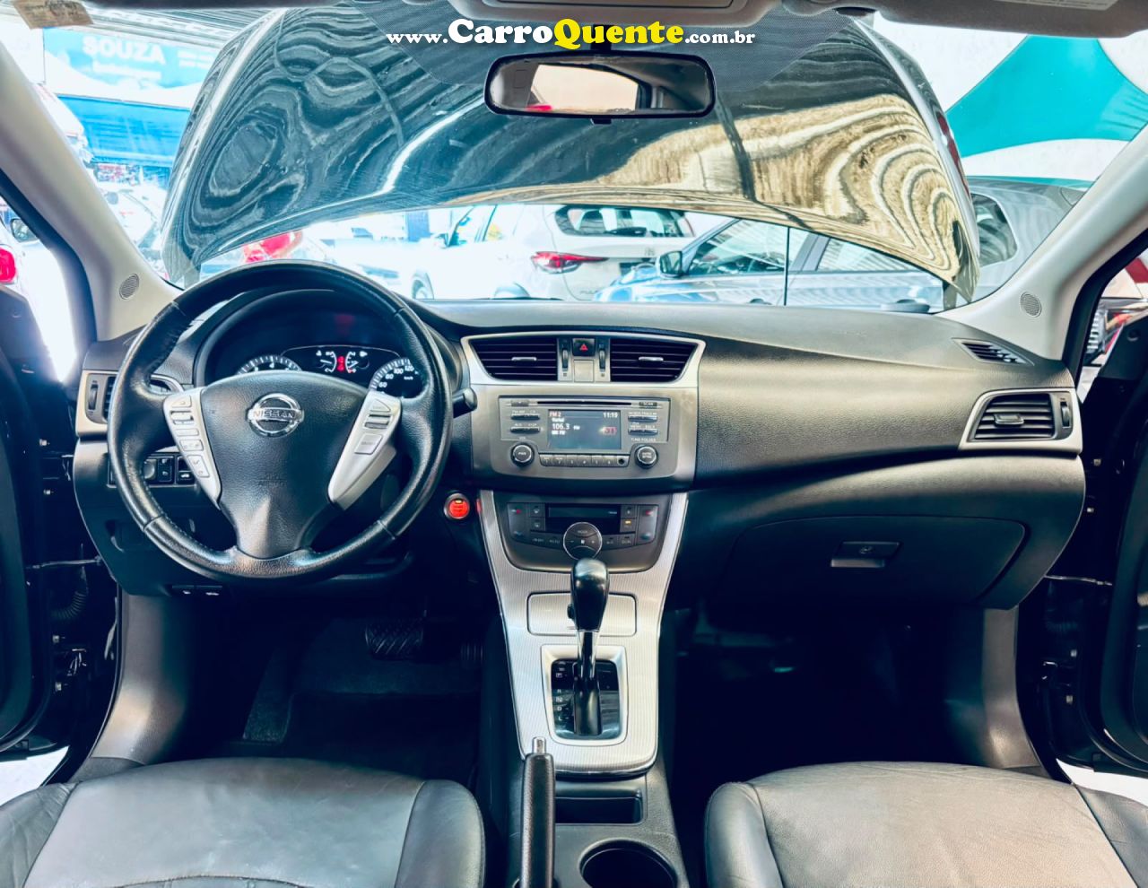 NISSAN   SENTRA SV 2.0 FLEXSTART 16V AUT.   PRETO 2014 2.0 FLEX - Loja