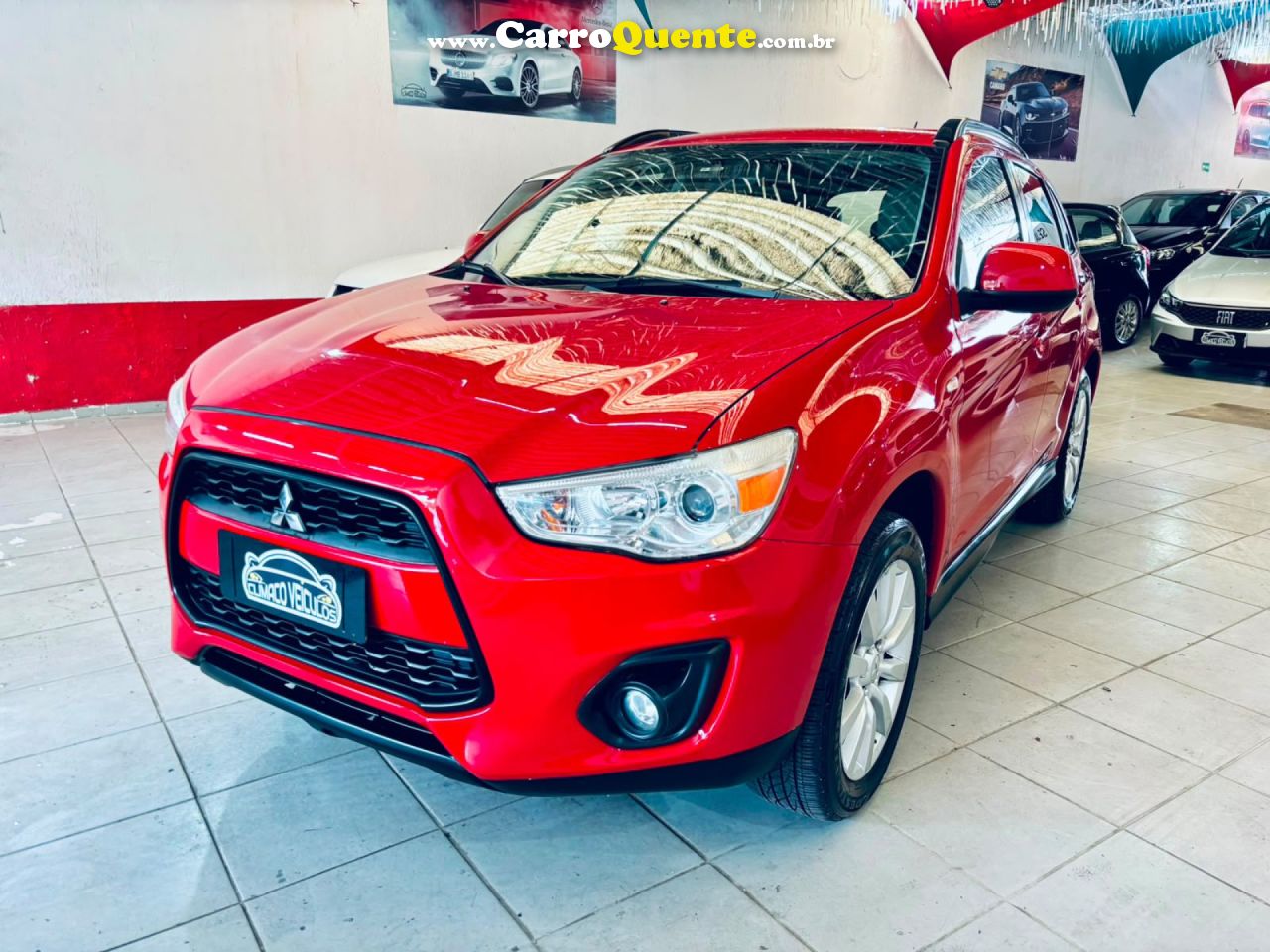 MITSUBISHI   ASX 2.0 16V 160CV AUT.   VERMELHO 2014 2.0 GASOLINA - Loja