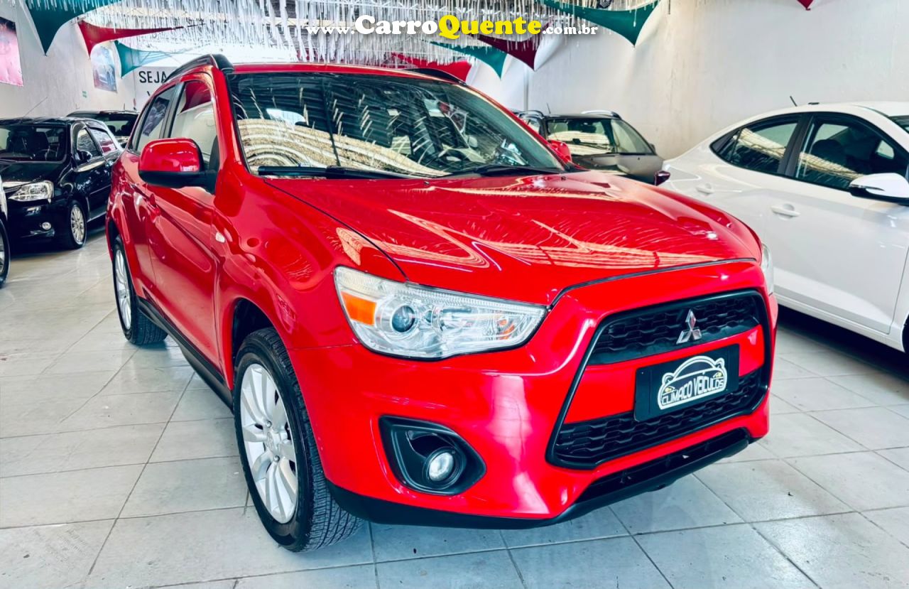 MITSUBISHI   ASX 2.0 16V 160CV AUT.   VERMELHO 2014 2.0 GASOLINA - Loja