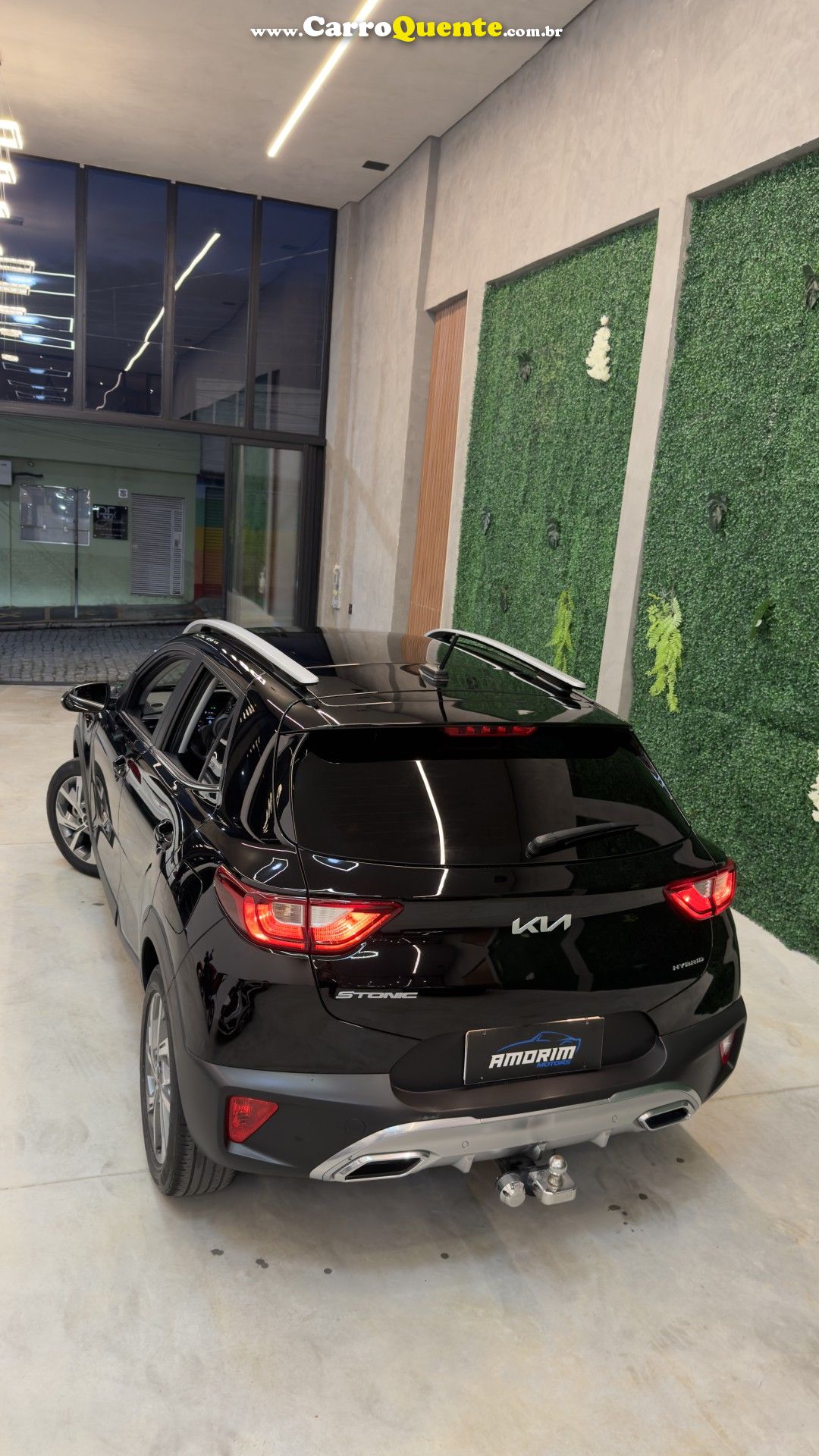 KIA   STONIC SX 1.0 TB AUT. (HÍBRIDO)   PRETO 2022 1.0 GASOLINA - Loja