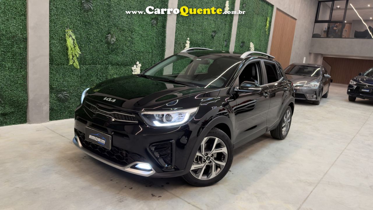 KIA   STONIC SX 1.0 TB AUT. (HÍBRIDO)   PRETO 2022 1.0 GASOLINA - Loja