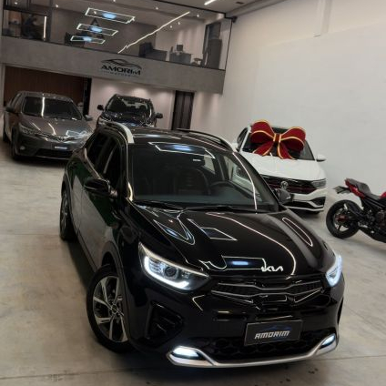 KIA   STONIC SX 1.0 TB AUT. (HÍBRIDO)   PRETO 2022 1.0 GASOLINA