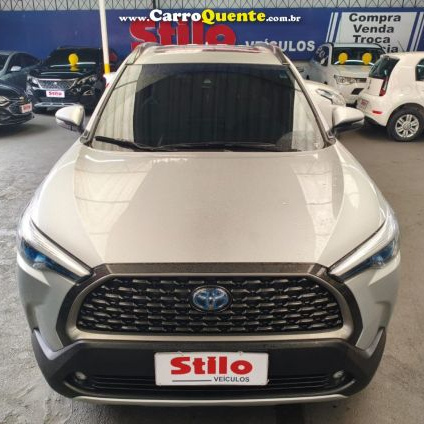 TOYOTA   COROLLA CROSS XRX 1.8 16V AUT.(HYBRID)   PRATA 2023 1.8 GASOLINA E ELÉTRICO