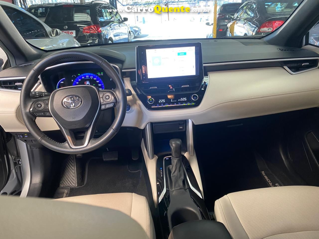 TOYOTA   COROLLA CROSS XRX 1.8 16V AUT.(HYBRID)   PRATA 2023 1.8 GASOLINA E ELÉTRICO - Loja