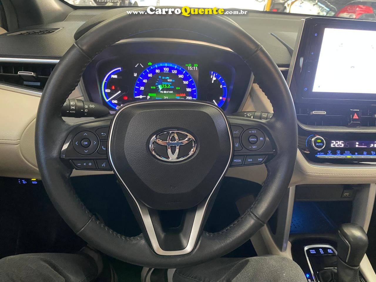 TOYOTA   COROLLA CROSS XRX 1.8 16V AUT.(HYBRID)   PRATA 2023 1.8 GASOLINA E ELÉTRICO - Loja
