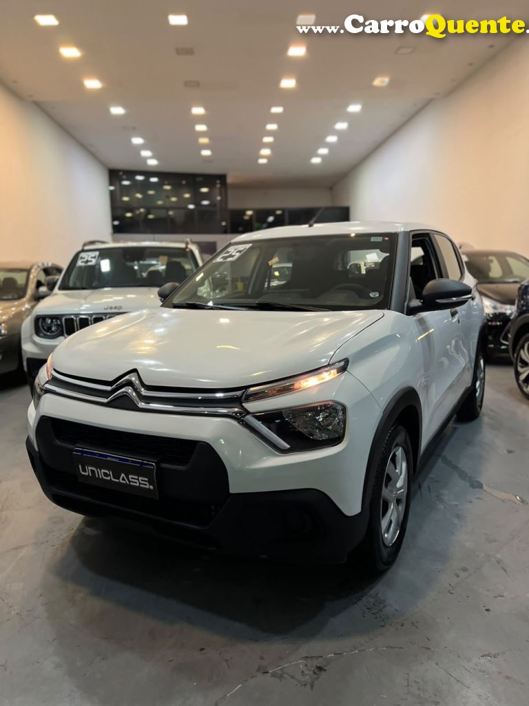 CITROËN   C3 LIVE PACK 1.0 FLEX 6V 5P MEC.   BRANCO 2025 1.0 FLEX - Loja