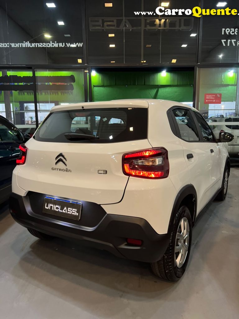 CITROËN   C3 LIVE PACK 1.0 FLEX 6V 5P MEC.   BRANCO 2025 1.0 FLEX - Loja