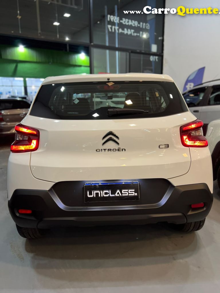 CITROËN   C3 LIVE PACK 1.0 FLEX 6V 5P MEC.   BRANCO 2025 1.0 FLEX - Loja