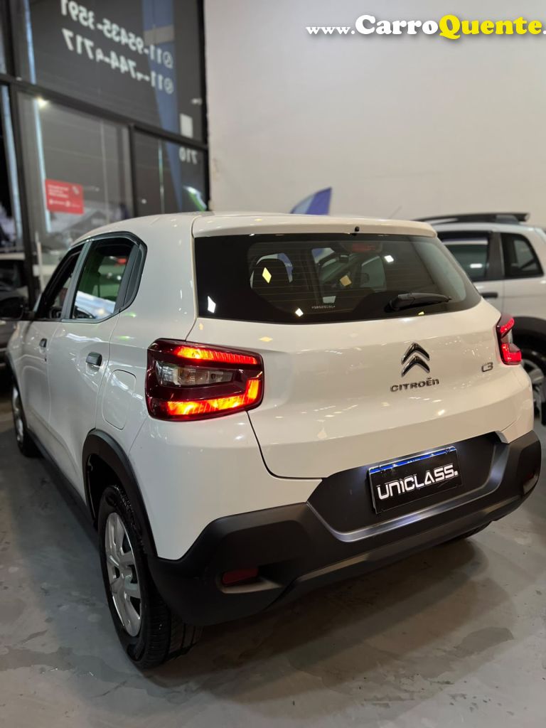 CITROËN   C3 LIVE PACK 1.0 FLEX 6V 5P MEC.   BRANCO 2025 1.0 FLEX - Loja