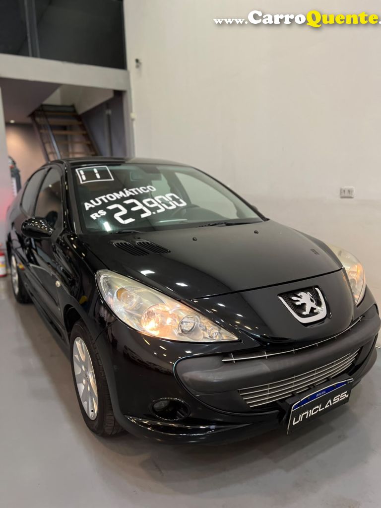 PEUGEOT   207 SEDAN PASSION XS 1.6 FLEX 16V 4P AUT   PRETO 2011 1.6 FLEX - Loja