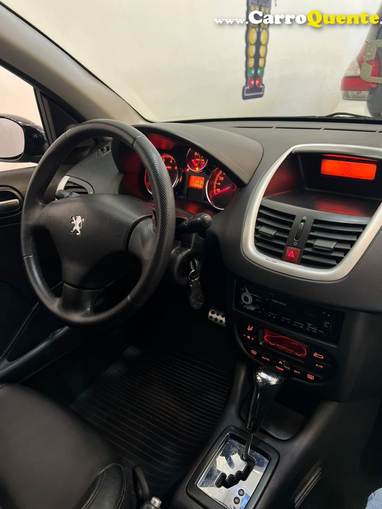 PEUGEOT   207 SEDAN PASSION XS 1.6 FLEX 16V 4P AUT   PRETO 2011 1.6 FLEX - Loja