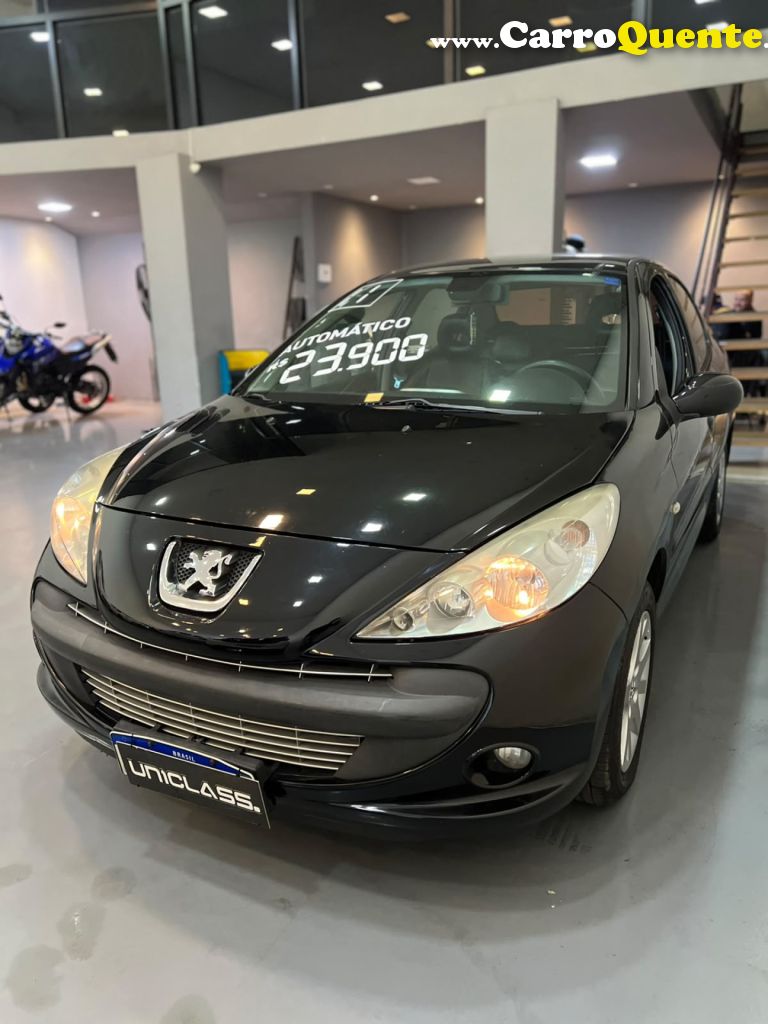 PEUGEOT   207 SEDAN PASSION XS 1.6 FLEX 16V 4P AUT   PRETO 2011 1.6 FLEX - Loja