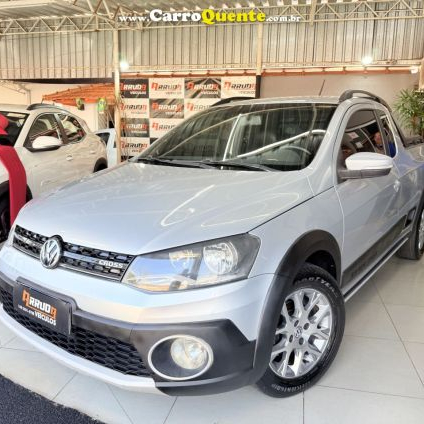 VOLKSWAGEN   SAVEIRO CROSS 1.6 MI TOTAL FLEX 8V CE   PRATA 2014 1.6 FLEX