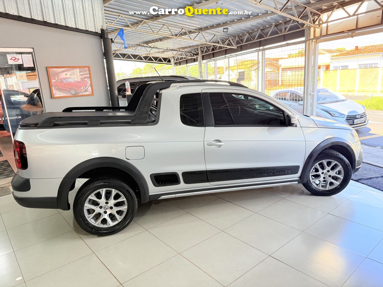 VOLKSWAGEN   SAVEIRO CROSS 1.6 MI TOTAL FLEX 8V CE   PRATA 2014 1.6 FLEX - Loja