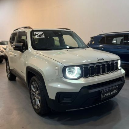 JEEP   RENEGADE LONG. T270 1.3 TB 4X2 FLEX AUT.   BRANCO 2025 1.3 FLEX