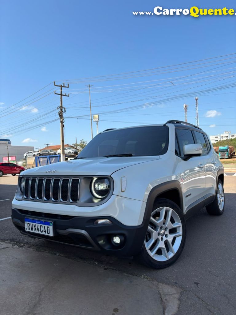 JEEP   RENEGADE LIMITED 1.8 4X2 FLEX 16V AUT.   BRANCO 2021 1.8 FLEX - Loja