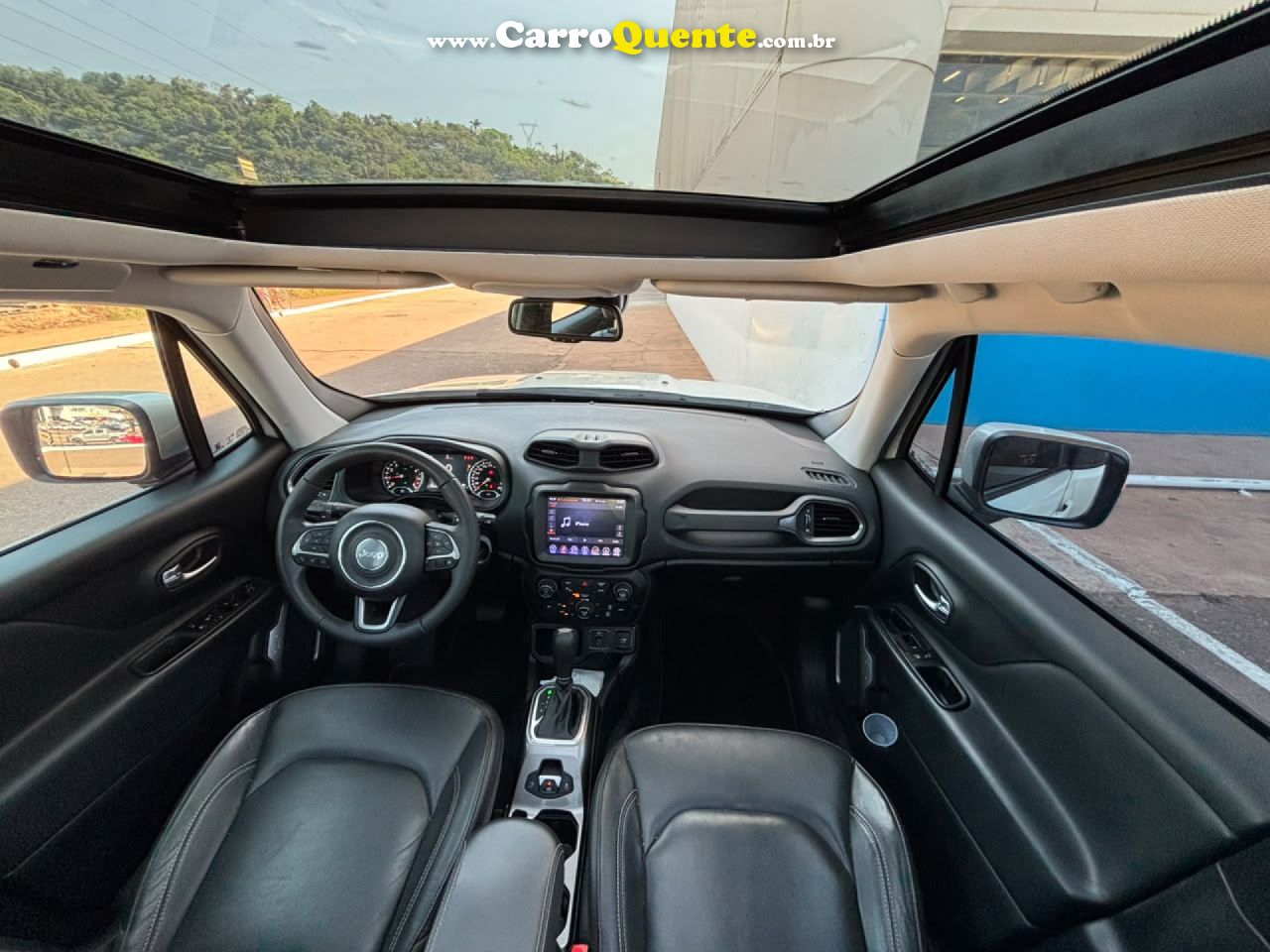 JEEP   RENEGADE LIMITED 1.8 4X2 FLEX 16V AUT.   BRANCO 2021 1.8 FLEX - Loja