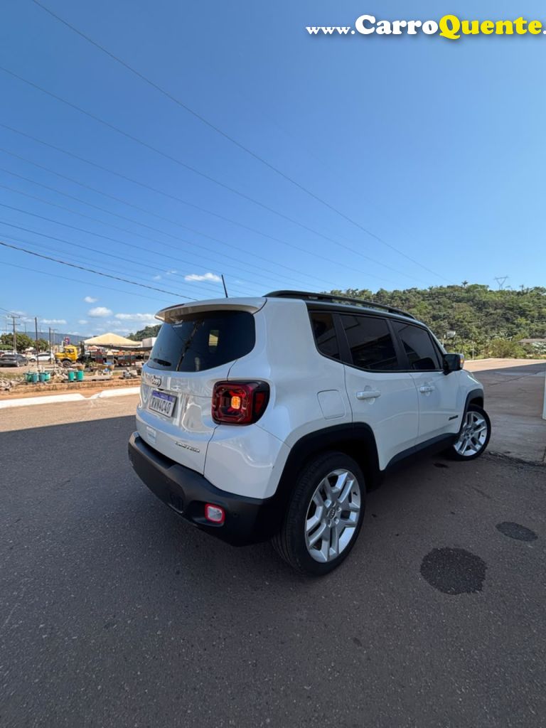 JEEP   RENEGADE LIMITED 1.8 4X2 FLEX 16V AUT.   BRANCO 2021 1.8 FLEX - Loja