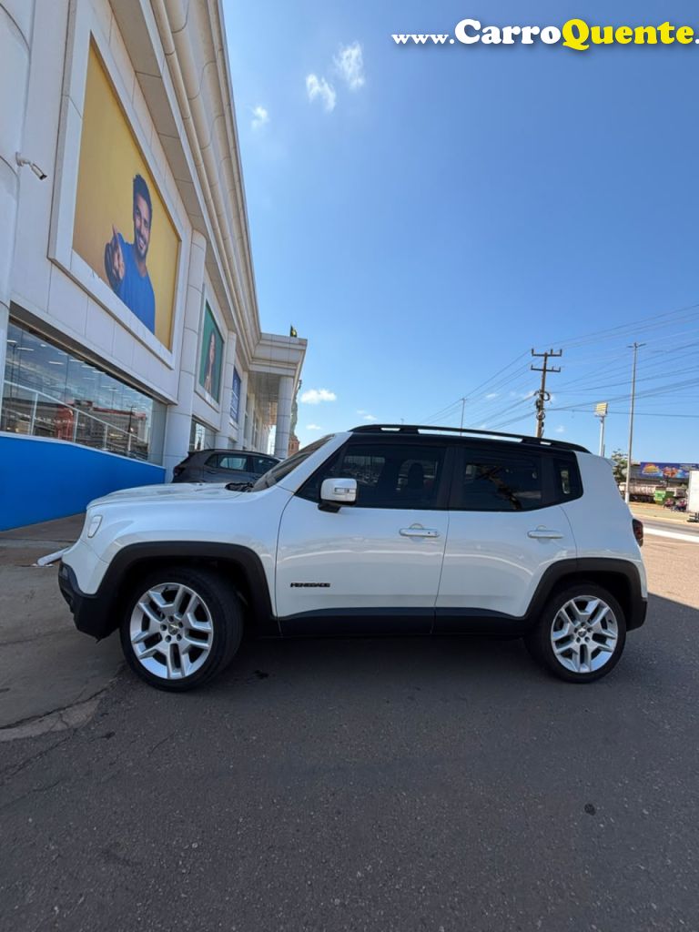 JEEP   RENEGADE LIMITED 1.8 4X2 FLEX 16V AUT.   BRANCO 2021 1.8 FLEX - Loja