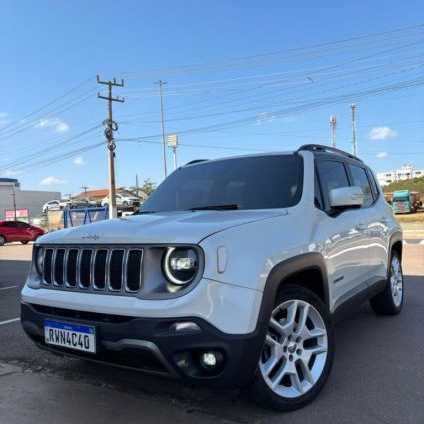 JEEP   RENEGADE LIMITED 1.8 4X2 FLEX 16V AUT.   BRANCO 2021 1.8 FLEX