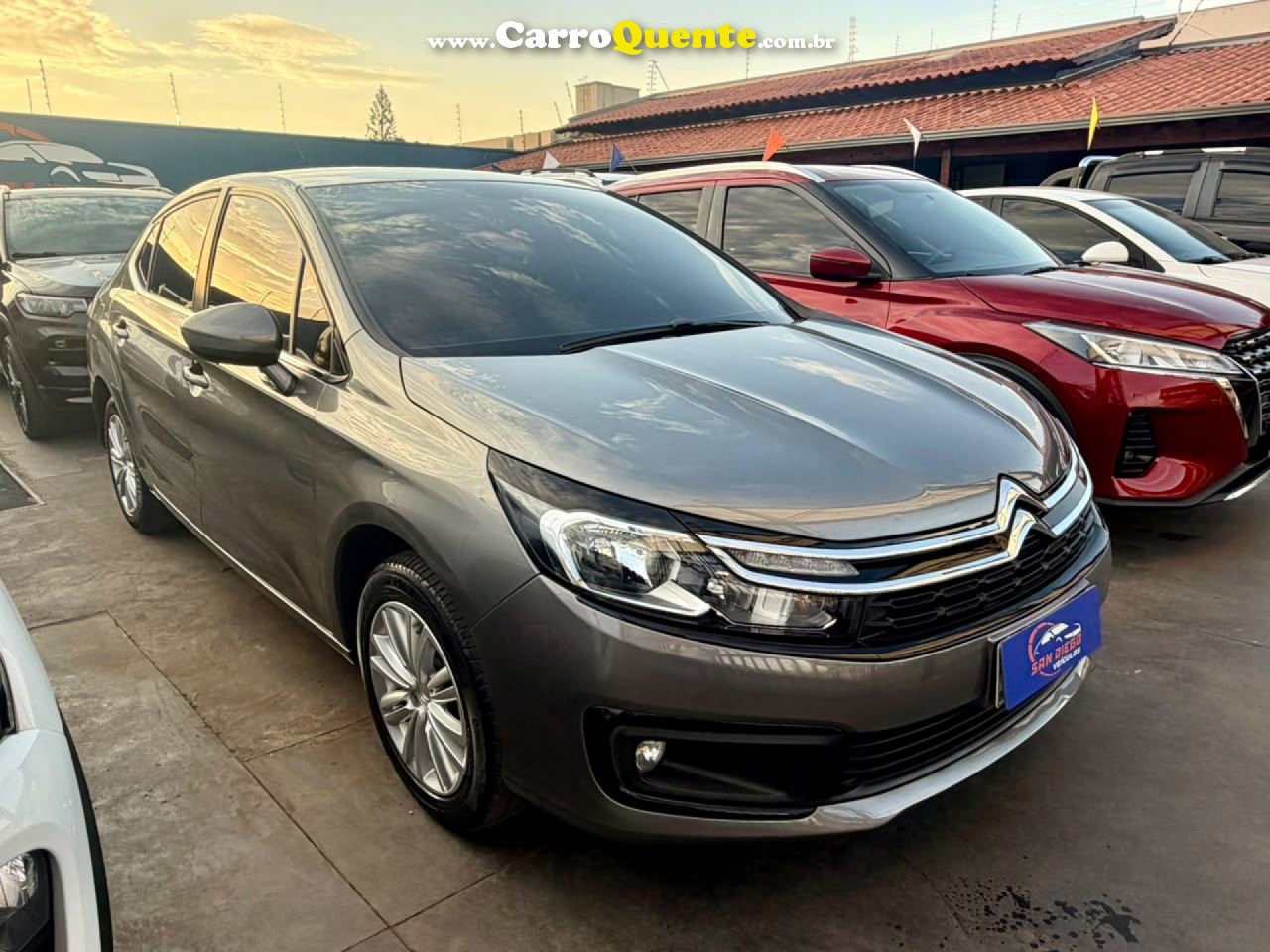 CITROËN   C4 LOUNGE LIVE BUS. 1.6 FLEX AUT.   CINZA 2019 1.6 FLEX - Loja