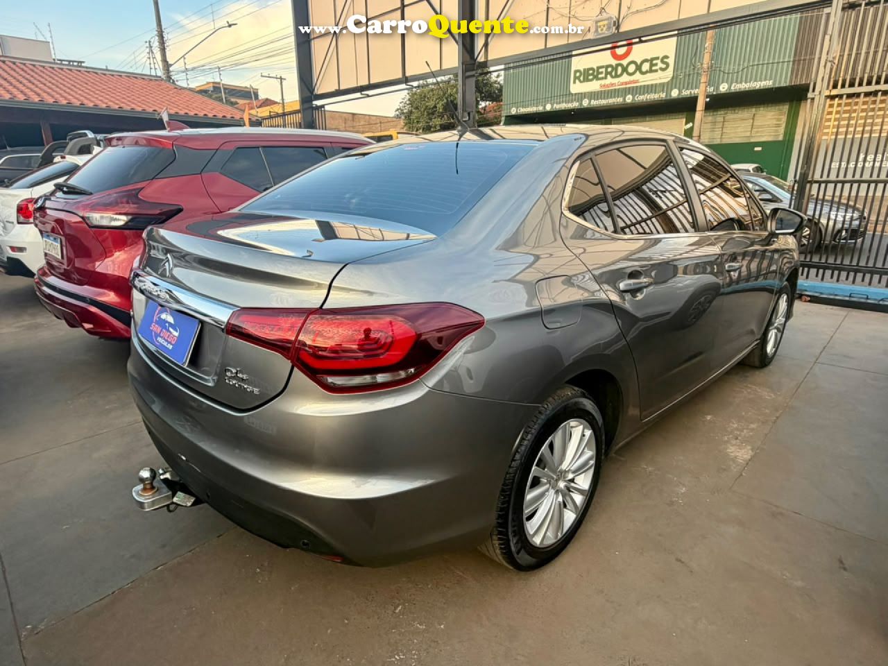 CITROËN   C4 LOUNGE LIVE BUS. 1.6 FLEX AUT.   CINZA 2019 1.6 FLEX - Loja