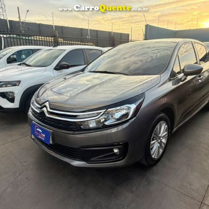 CITROËN   C4 LOUNGE LIVE BUS. 1.6 FLEX AUT.   CINZA 2019 1.6 FLEX