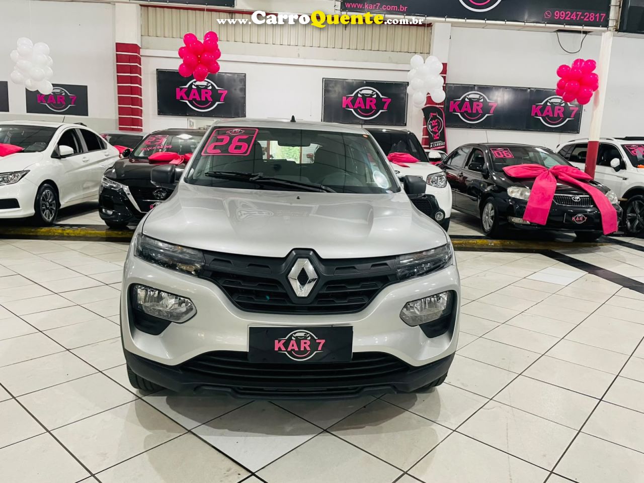 RENAULT   KWID ZEN 1.0 FLEX 12V 5P MEC.   PRATA 2026 1.0 FLEX - Loja