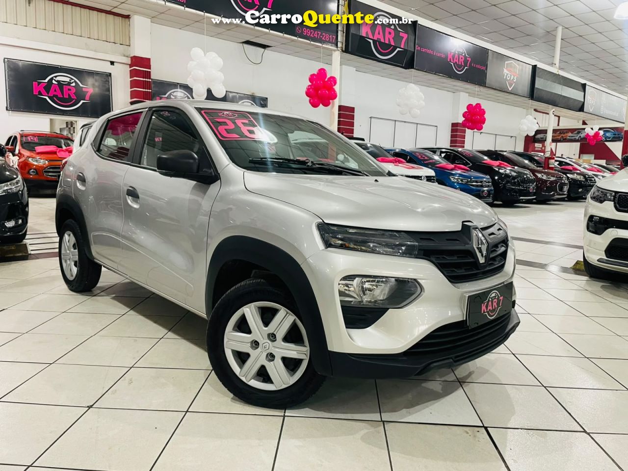 RENAULT   KWID ZEN 1.0 FLEX 12V 5P MEC.   PRATA 2026 1.0 FLEX - Loja