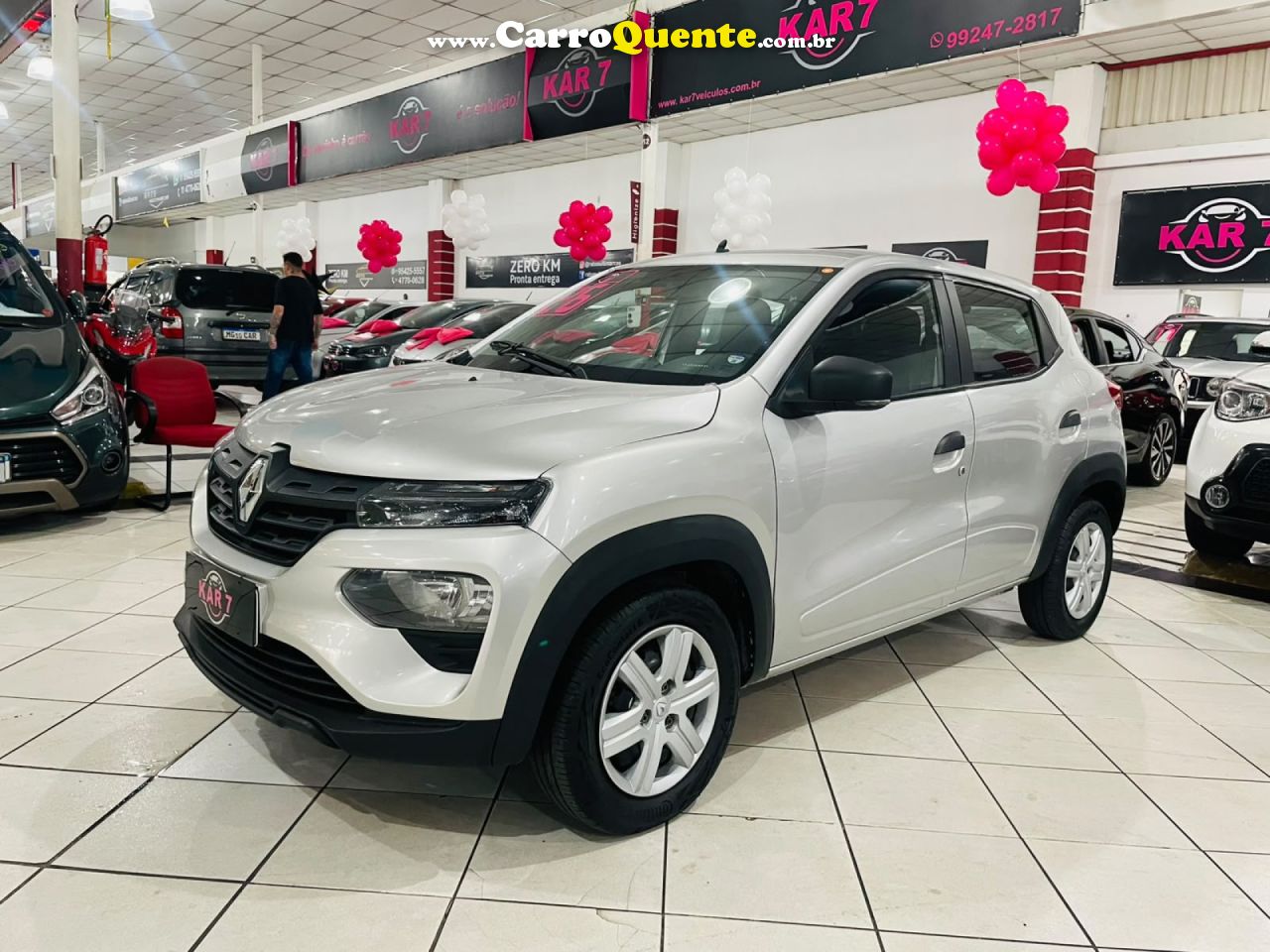 RENAULT   KWID ZEN 1.0 FLEX 12V 5P MEC.   PRATA 2026 1.0 FLEX - Loja