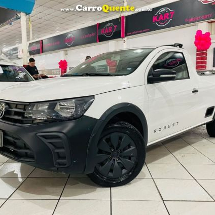 VOLKSWAGEN   SAVEIRO ROBUST 1.6 TOTAL FLEX 8V   BRANCO 2025 1.6 FLEX