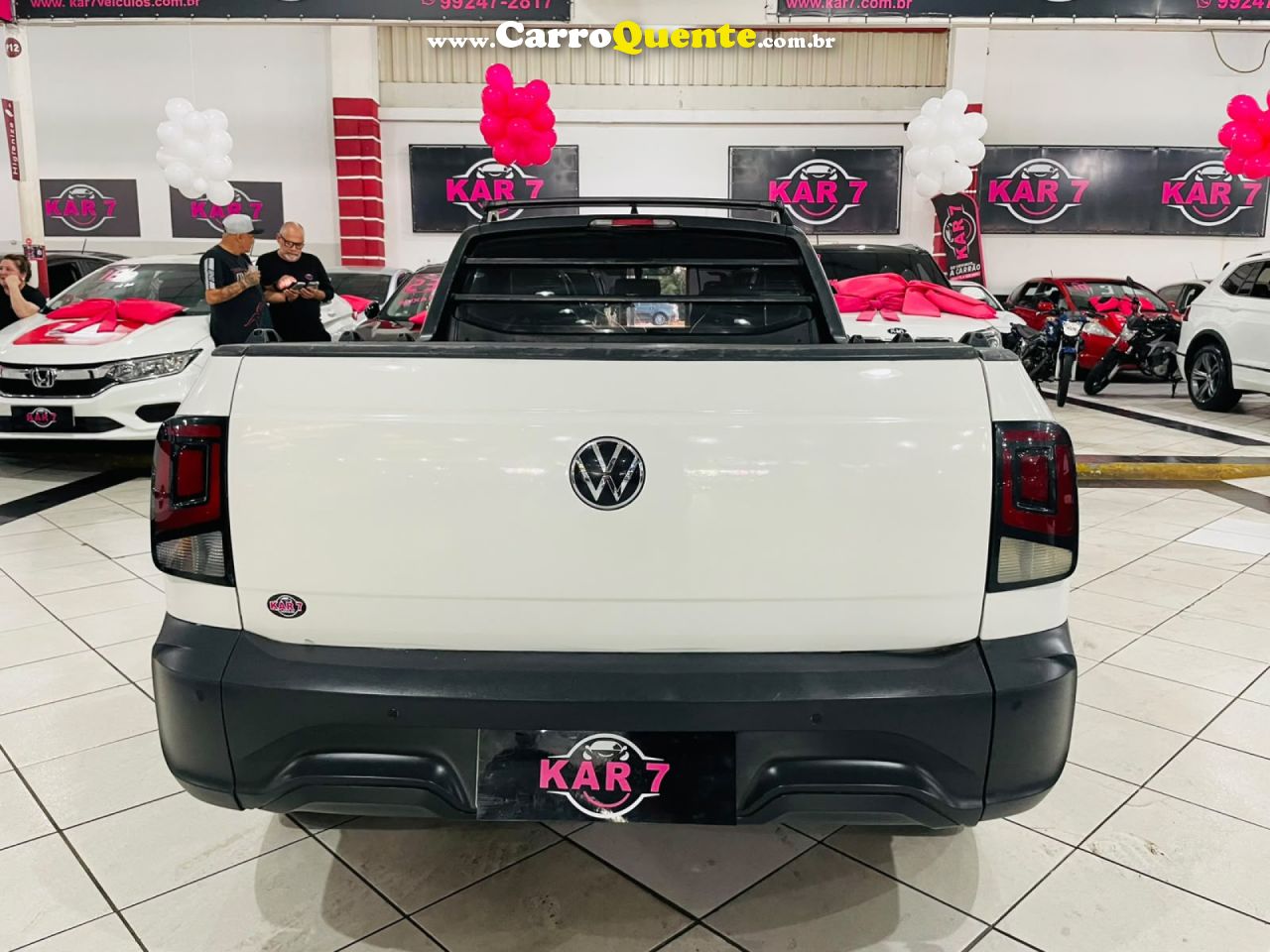 VOLKSWAGEN   SAVEIRO ROBUST 1.6 TOTAL FLEX 8V   BRANCO 2025 1.6 FLEX - Loja