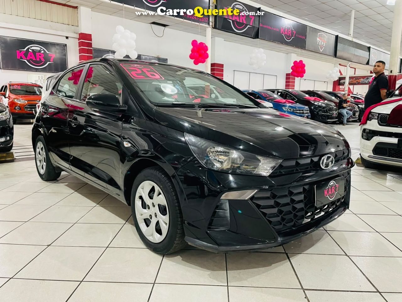 HYUNDAI   HB20 COMF.C.PLUSC.STYLE 1.0 FLEX 12V   PRETO 2026 1.0 FLEX - Loja