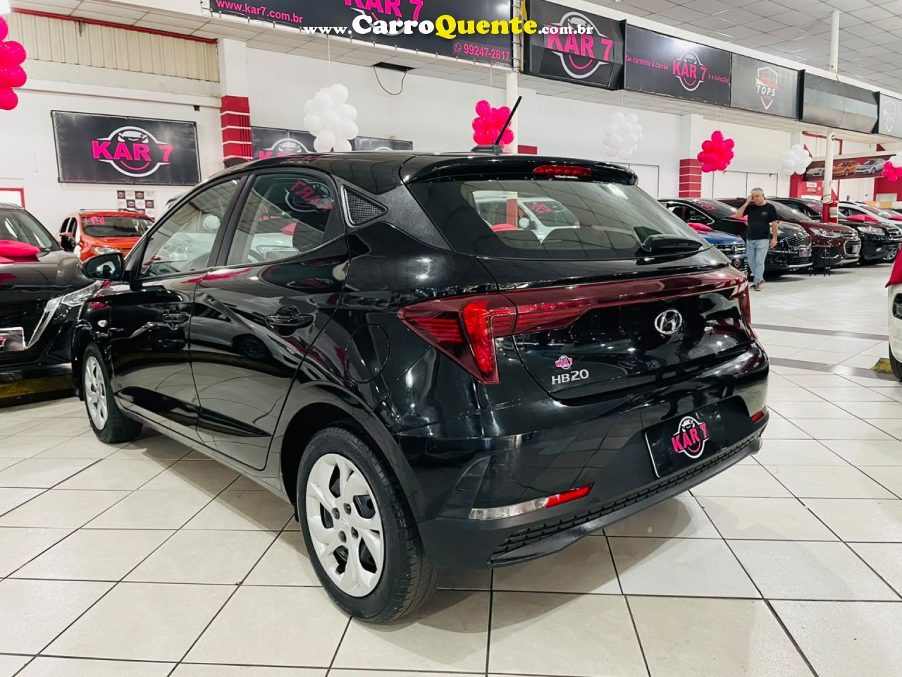 HYUNDAI   HB20 COMF.C.PLUSC.STYLE 1.0 FLEX 12V   PRETO 2026 1.0 FLEX - Loja