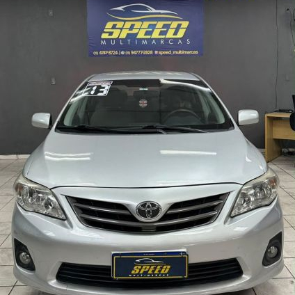 TOYOTA   COROLLA GLI 1.8 FLEX 16V  AUT.   PRATA 2013 1.8 FLEX