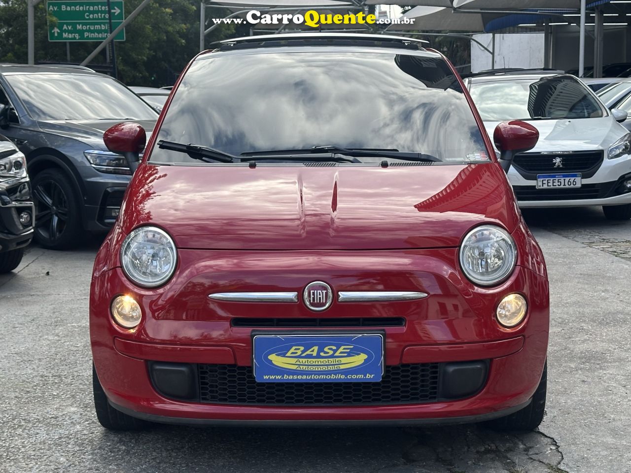 FIAT   500 CULT 1.4 FLEX 8V EVO DUALOGIC   VERMELHO 2014 1.4 FLEX - Loja