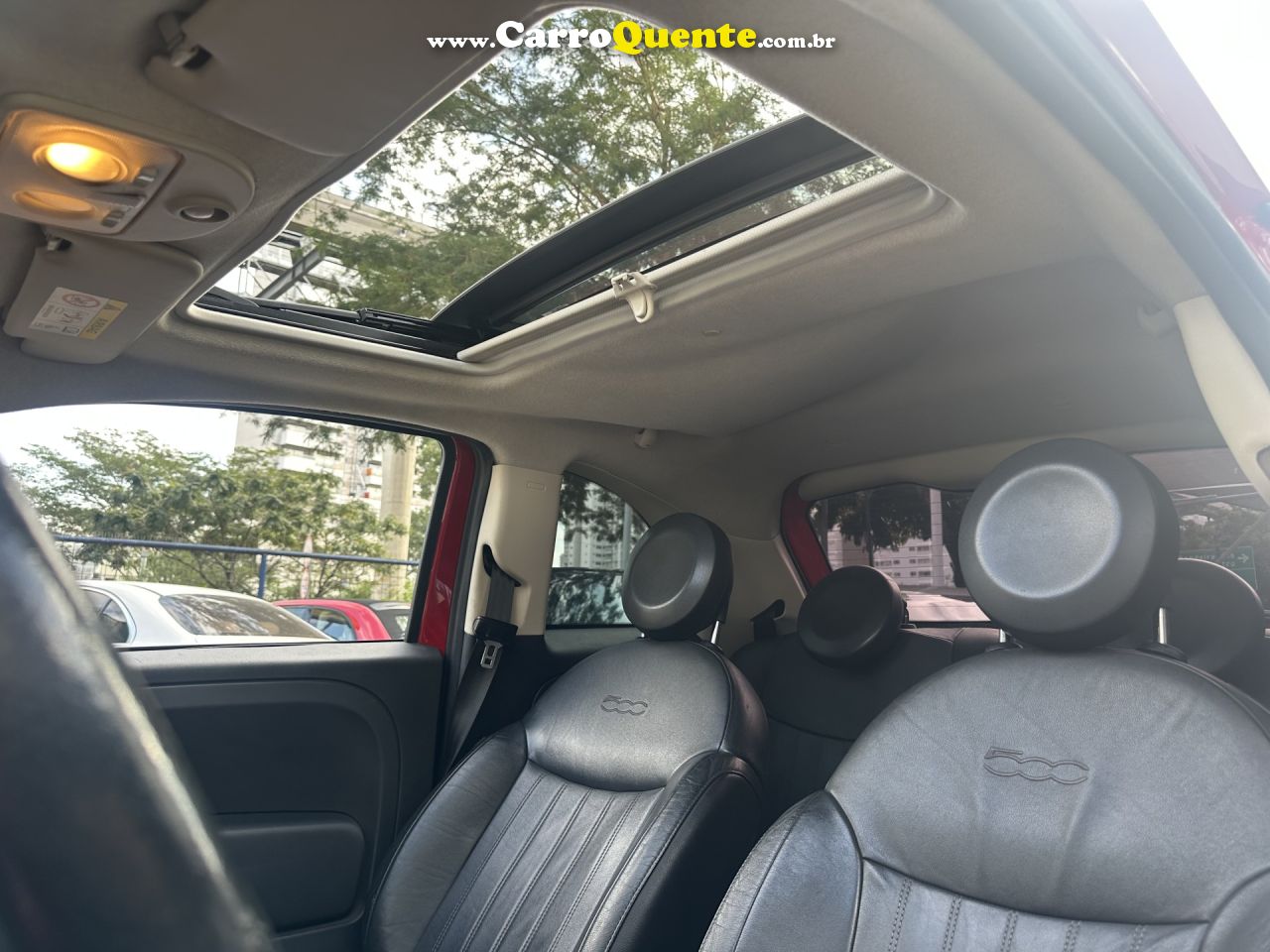 FIAT   500 CULT 1.4 FLEX 8V EVO DUALOGIC   VERMELHO 2014 1.4 FLEX - Loja