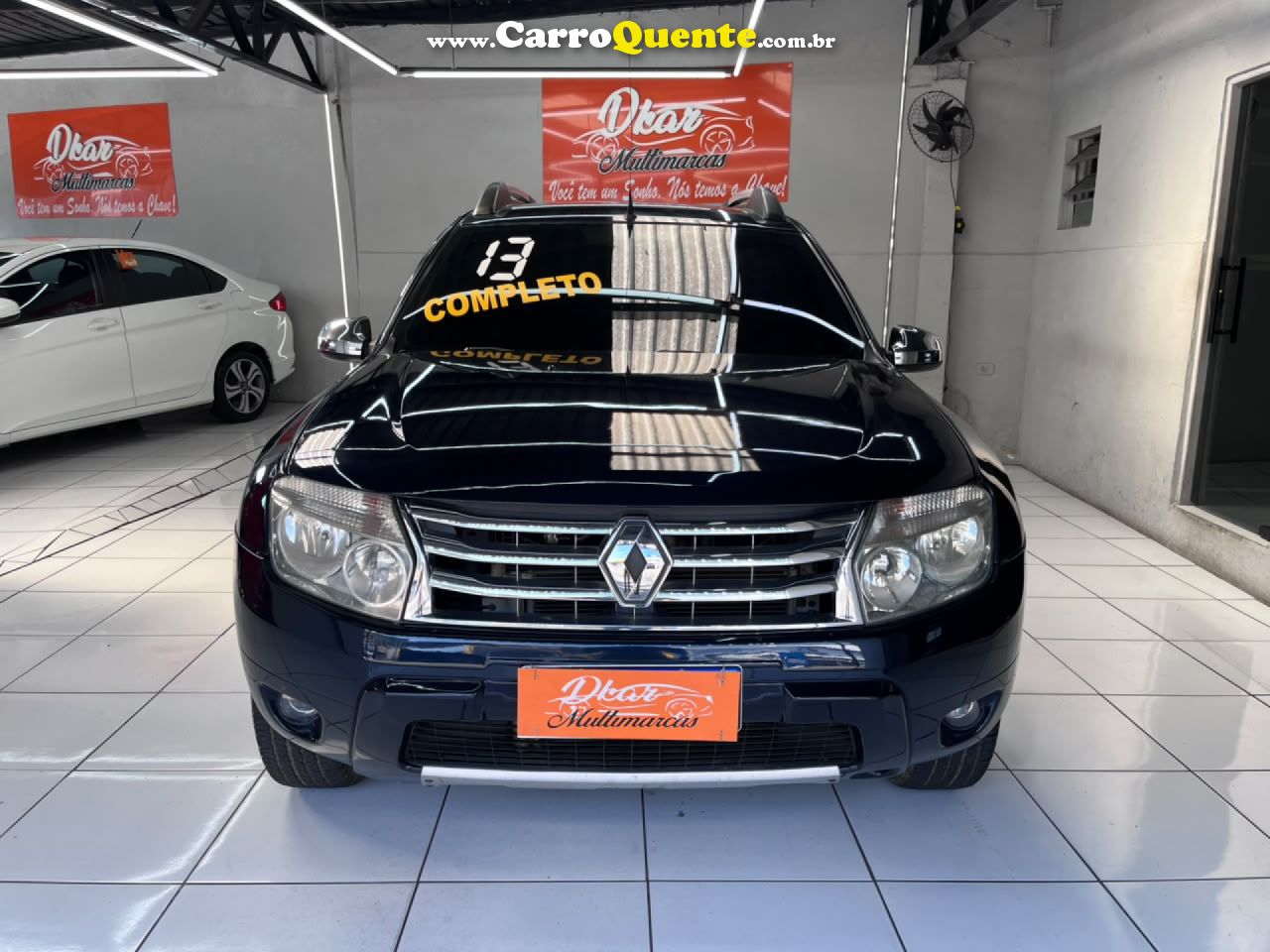 RENAULT   DUSTER 1.6 D 4X2   AZUL 2013 1.6 FLEX - Loja
